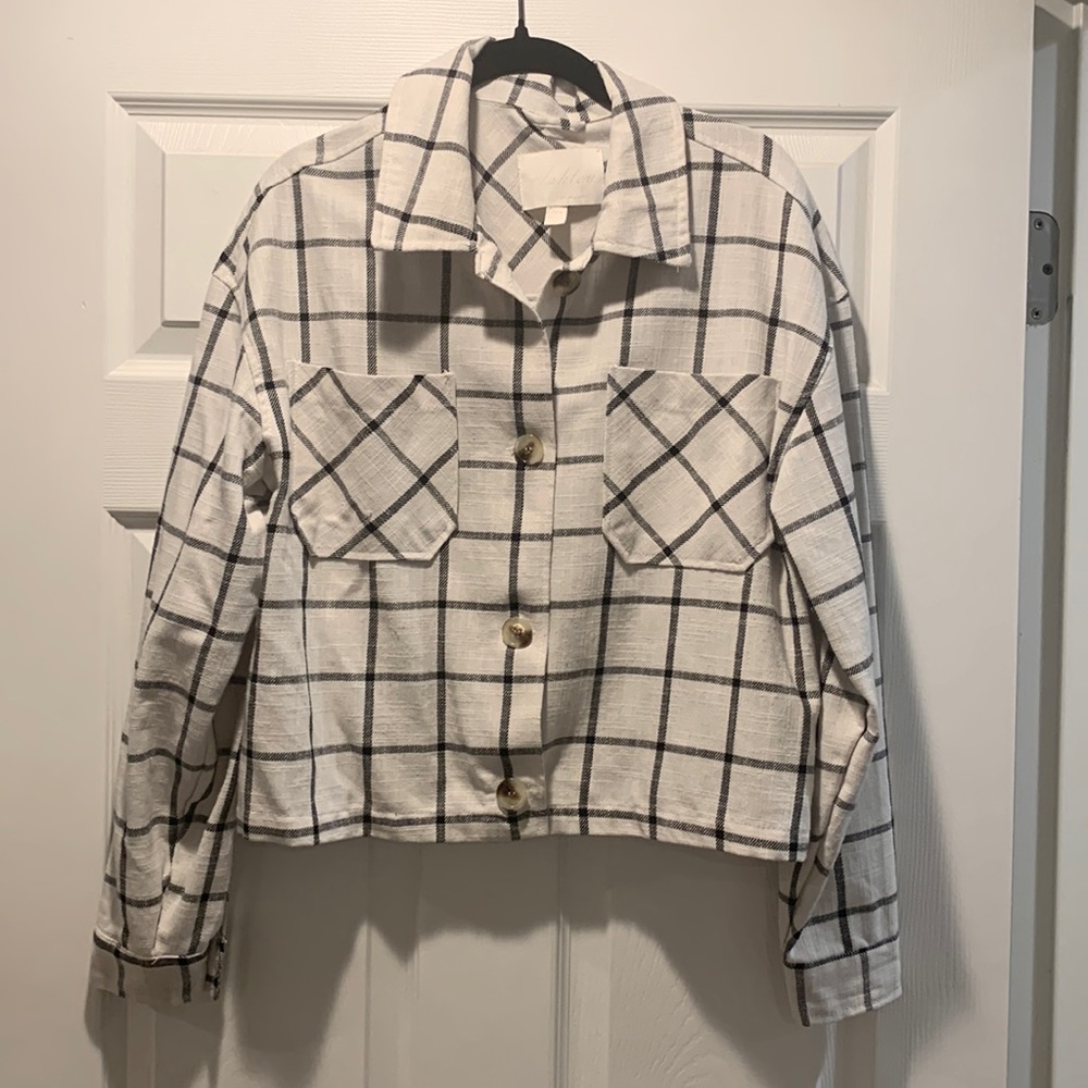 Ashley by 26 International Plaid Button Down - Size M